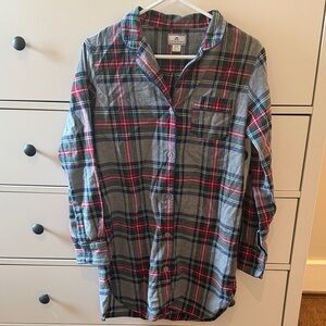 Petite Plume Westminster Tartan Cotton Nightgown